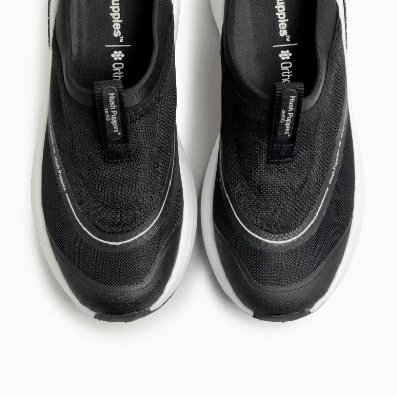 Zuecos Hush Puppies Negro Daliah