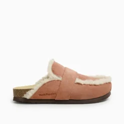 Zuecos Hush Puppies Rosa Rowy