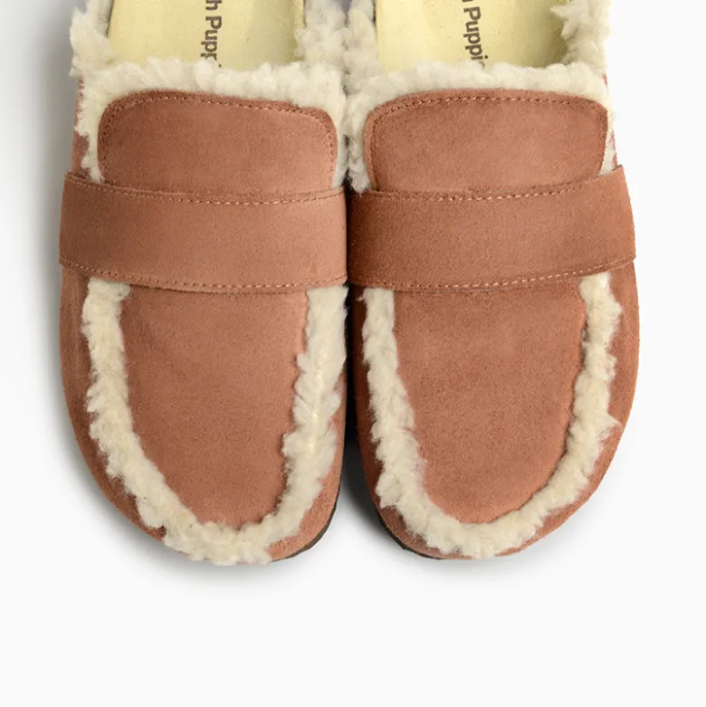 Zuecos Hush Puppies Rosa Rowy