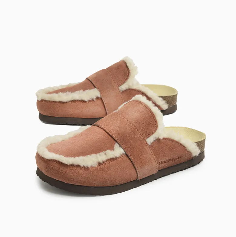 Zuecos Hush Puppies Rosa Rowy